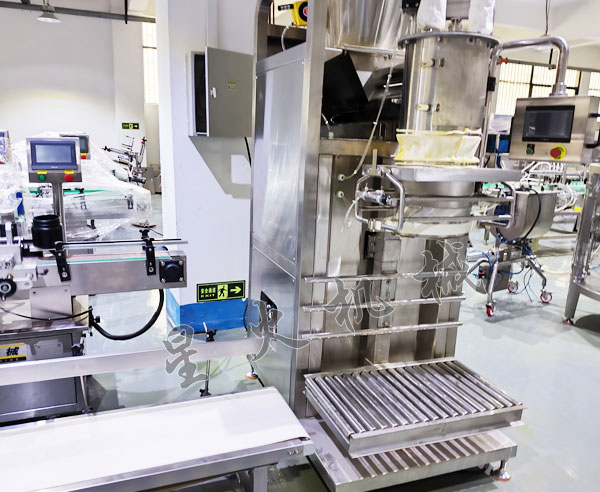 大袋粉體稱重包裝機-奶粉定量包裝機