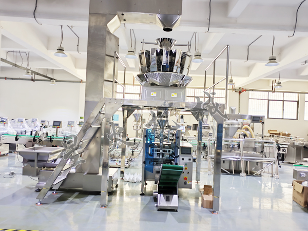 多頭組合秤自動顆粒包裝機