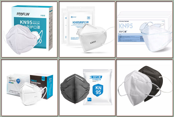 綿陽n95口罩設備生產線-綿陽口罩生產線設備廠家包裝樣品展示