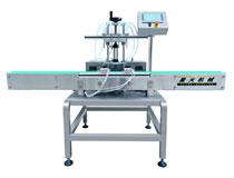 四頭齒輪泵灌裝機-橄欖油自動液體灌裝機